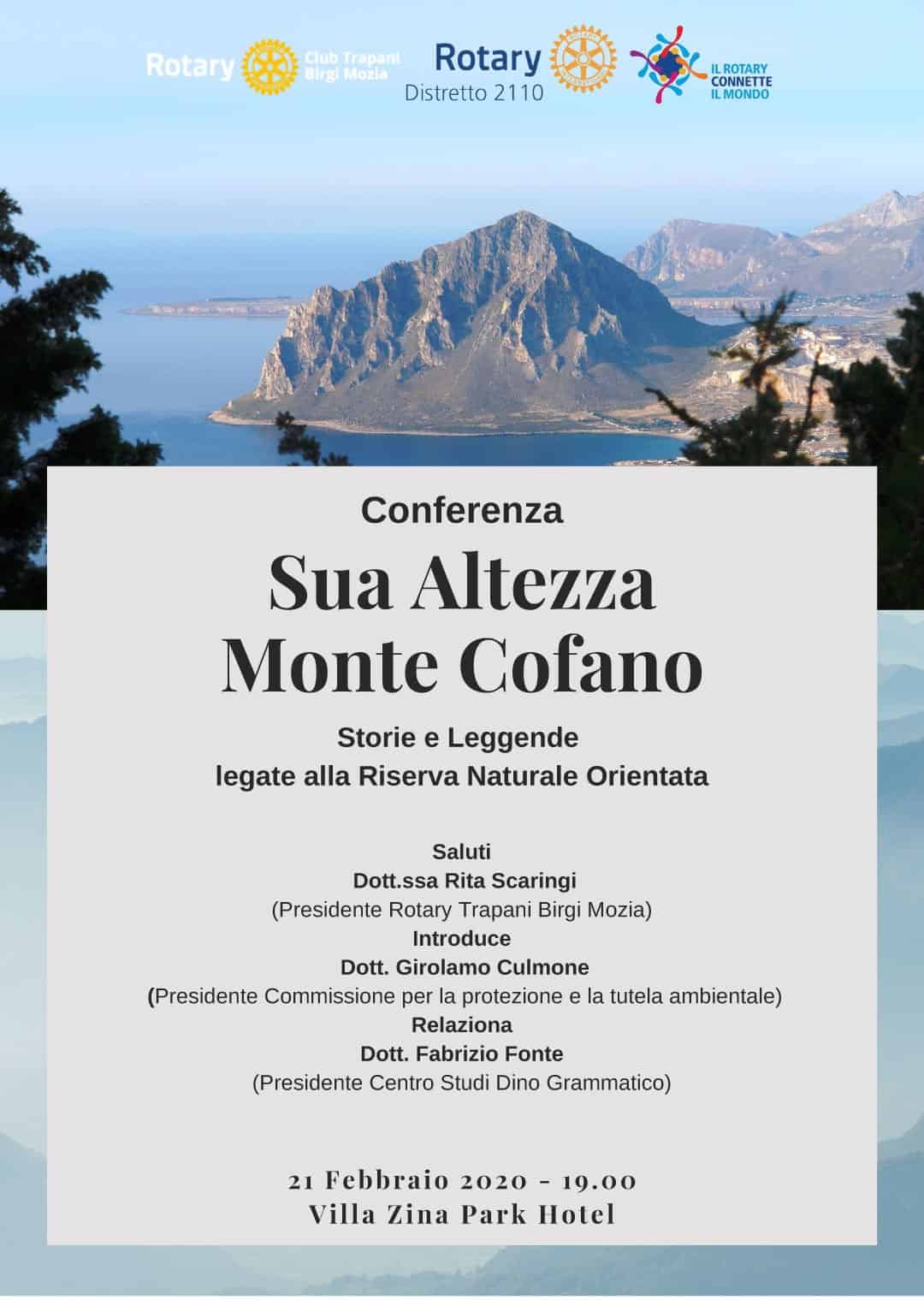 Conferenza – “Sua Altezza Monte Cofano”