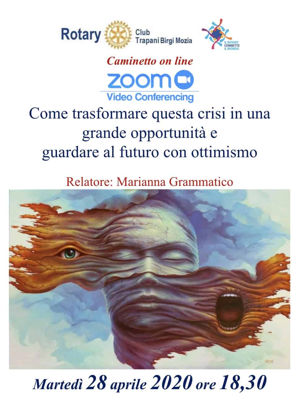 Caminetto online – “Come trasformare questa crisi in una grande opportunità e guardare al futuro con ottimismo”