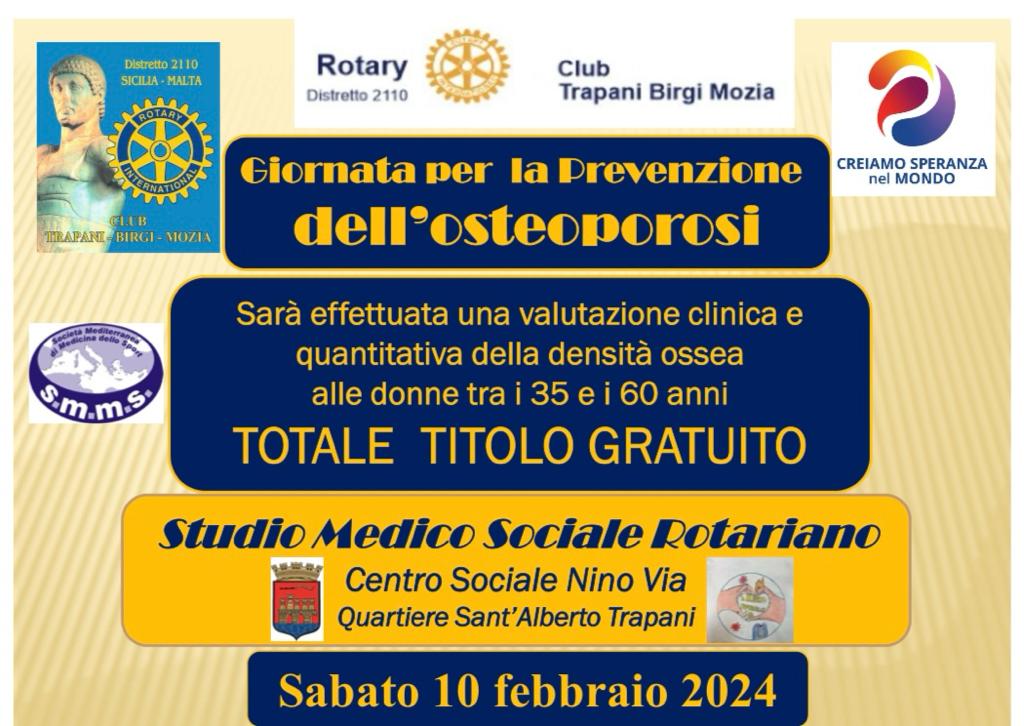 Giornata per la prevenzione dell’osteoporosi – 11 Febbraio